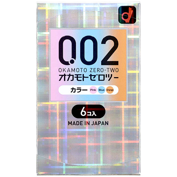 オカモトゼロツー うすさ均一 0.02 カラー （6個入り）