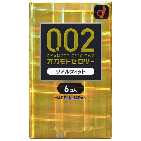 オカモトゼロツー うすさ均一 0.02 リアルフィット （6個入り）